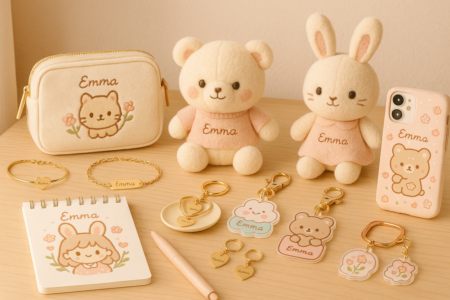 By offering customized products, we can fulfill all your desires for various cute and exquisite items.